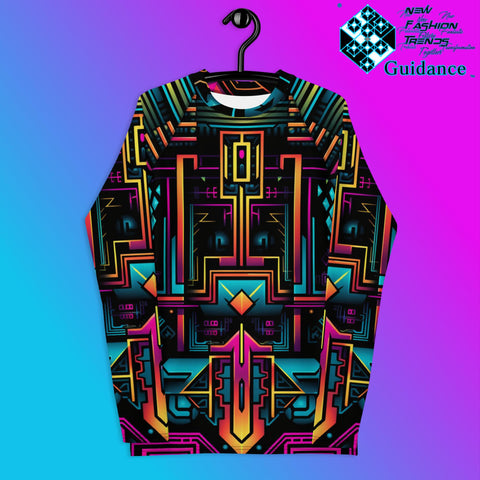 Ethereal Circuitry Rash Guard Swim Shirt Rash Guard by XGuidance XS 1