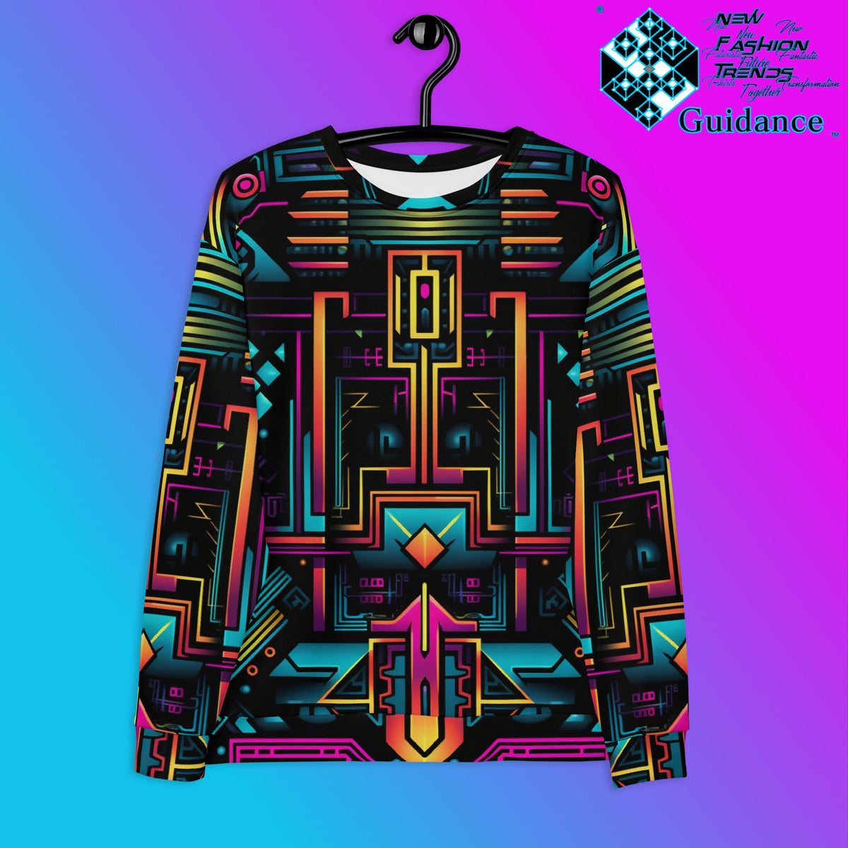 Ethereal Circuitry Sweatshirts Sweatshirts by XGuidance XS 1