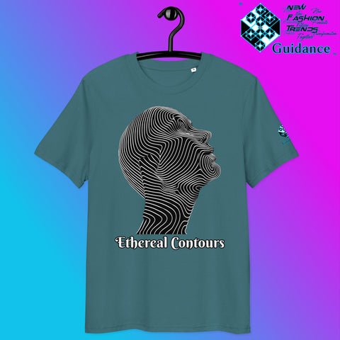Ethereal Contours Tee – Flowing Lines of Inner Vision by XGuidance Stargazer 15