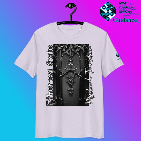 Ethereal Gate T-Shirt – Gothic Portal & Floral Mystery by XGuidance Lavender 10