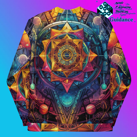 Ethereal Insight Bomber Jacket Vintage Festival by XGuidance XS 2
