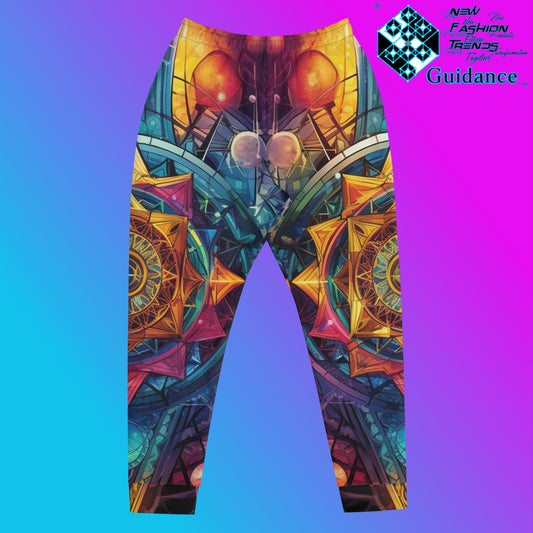 Ethereal Insight Jogger Pants – Sacred Geometry Festival Wear by XGuidance XS 1
