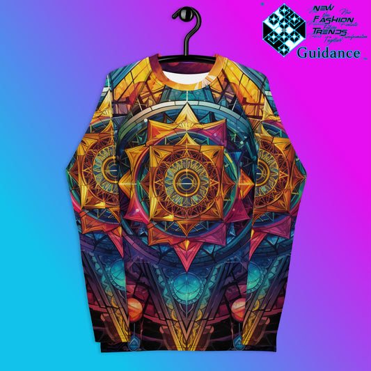Ethereal Insight Psychedelic Long Sleeve Rash Guard by XGuidance XS 1