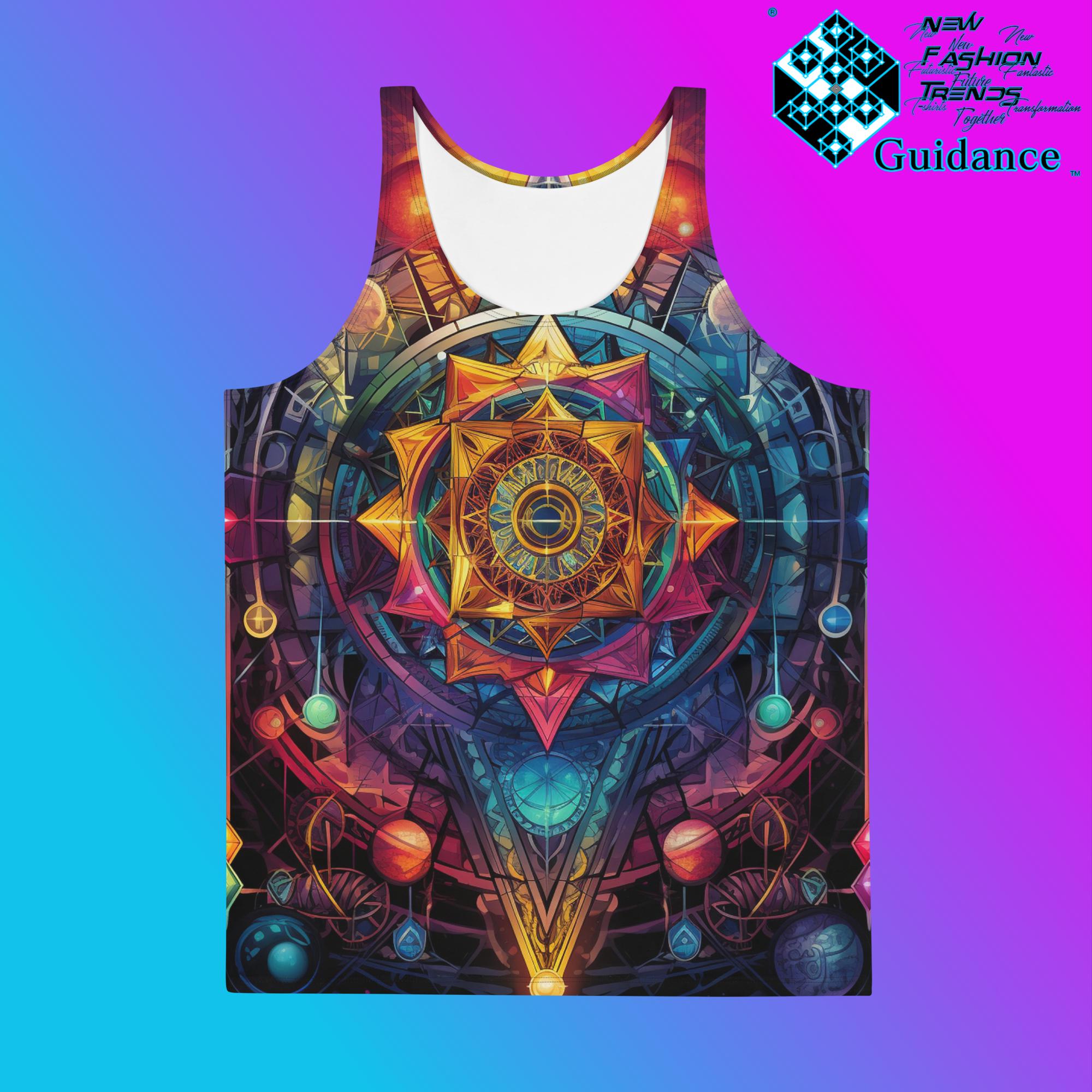 Ethereal Insight Tank Top – Sacred Geometry Festival Wear by XGuidance XS 1