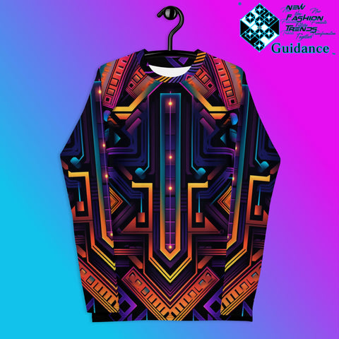 Ethereal Pathway Rash Guard Swim Shirt Rash Guard by XGuidance XS 1