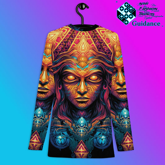 Ethereal Reverie Psychedelic Long Sleeve Rash Guard by XGuidance XS 2
