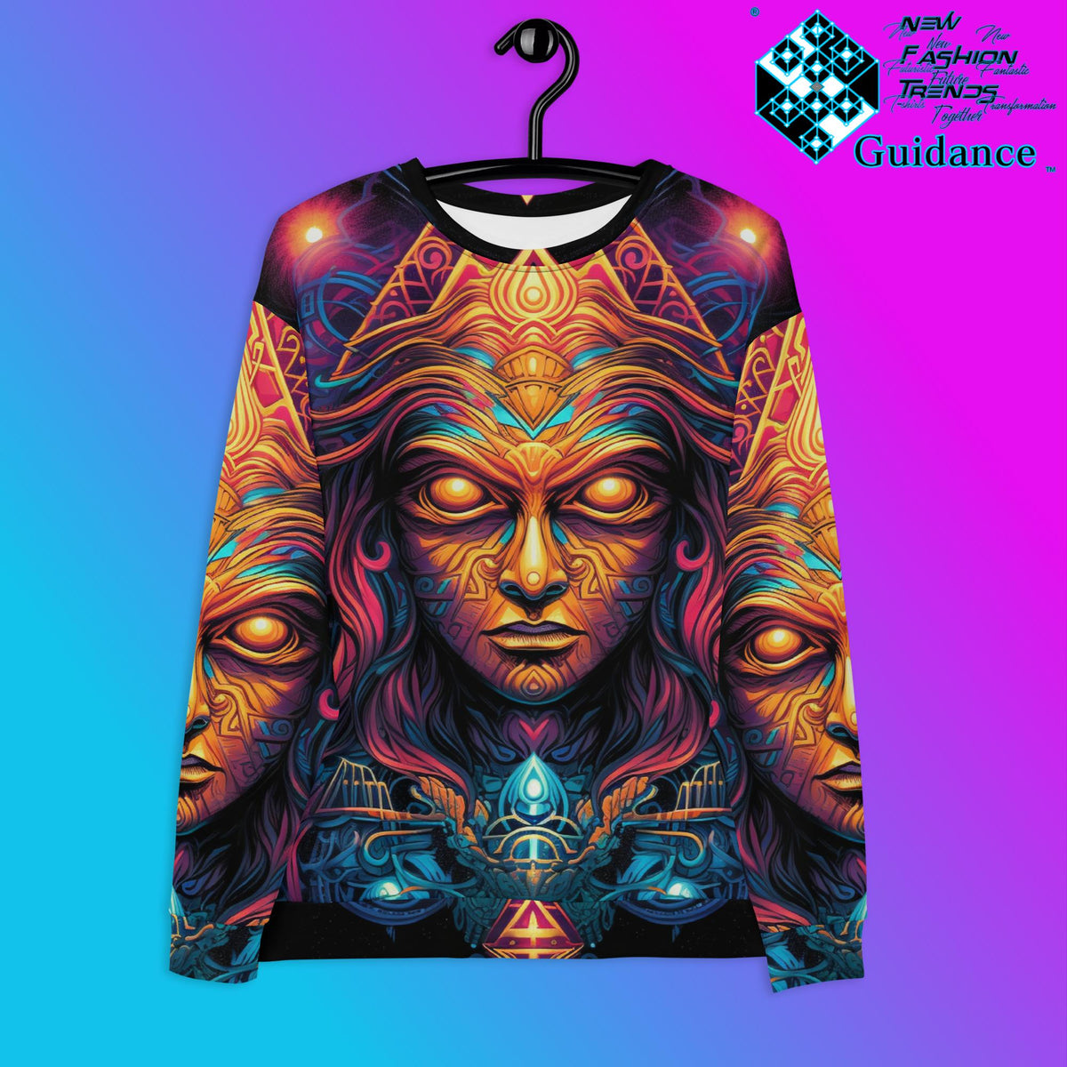Ethereal Reverie Sweatshirt – Spiritual Festival Streetwear by XGuidance XS 1