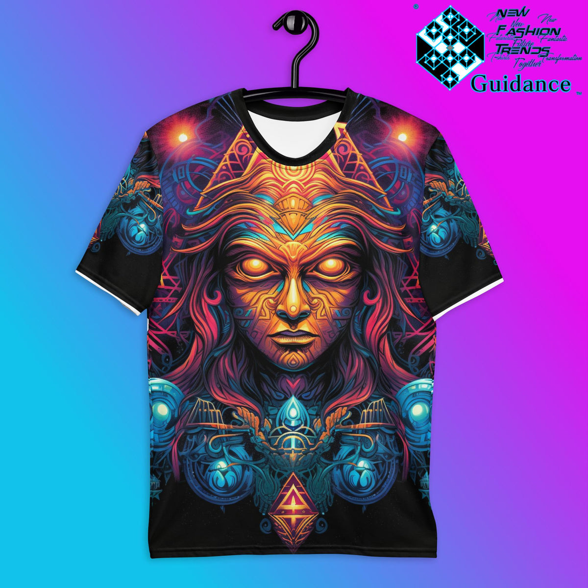 Ethereal Reverie T-Shirt – Sacred Geometry Spiritual Streetwear T-Shirts by XGuidance XS 1
