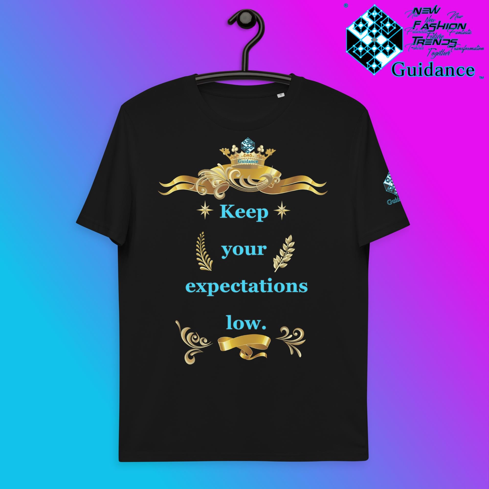 Expectations Low T-Shirt T-Shirts by XGuidance Black 1