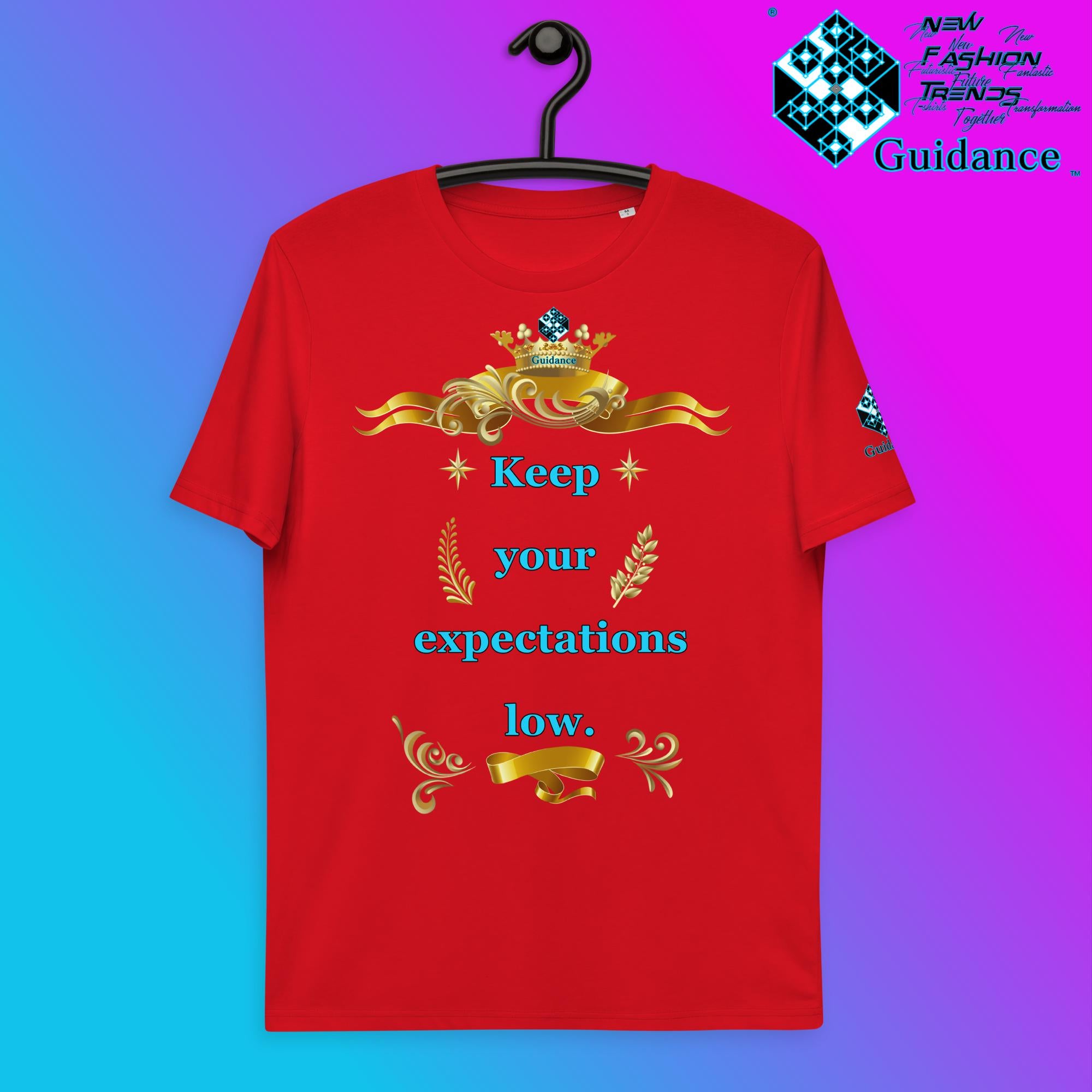 Expectations Low T-Shirt T-Shirts by XGuidance Red 5