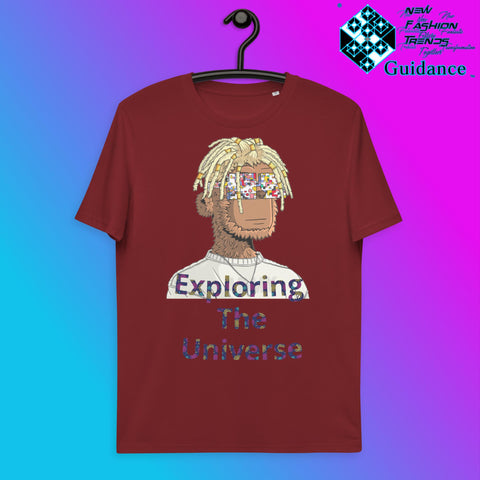 Explorer View T-Shirt T-Shirts by XGuidance Burgundy 10