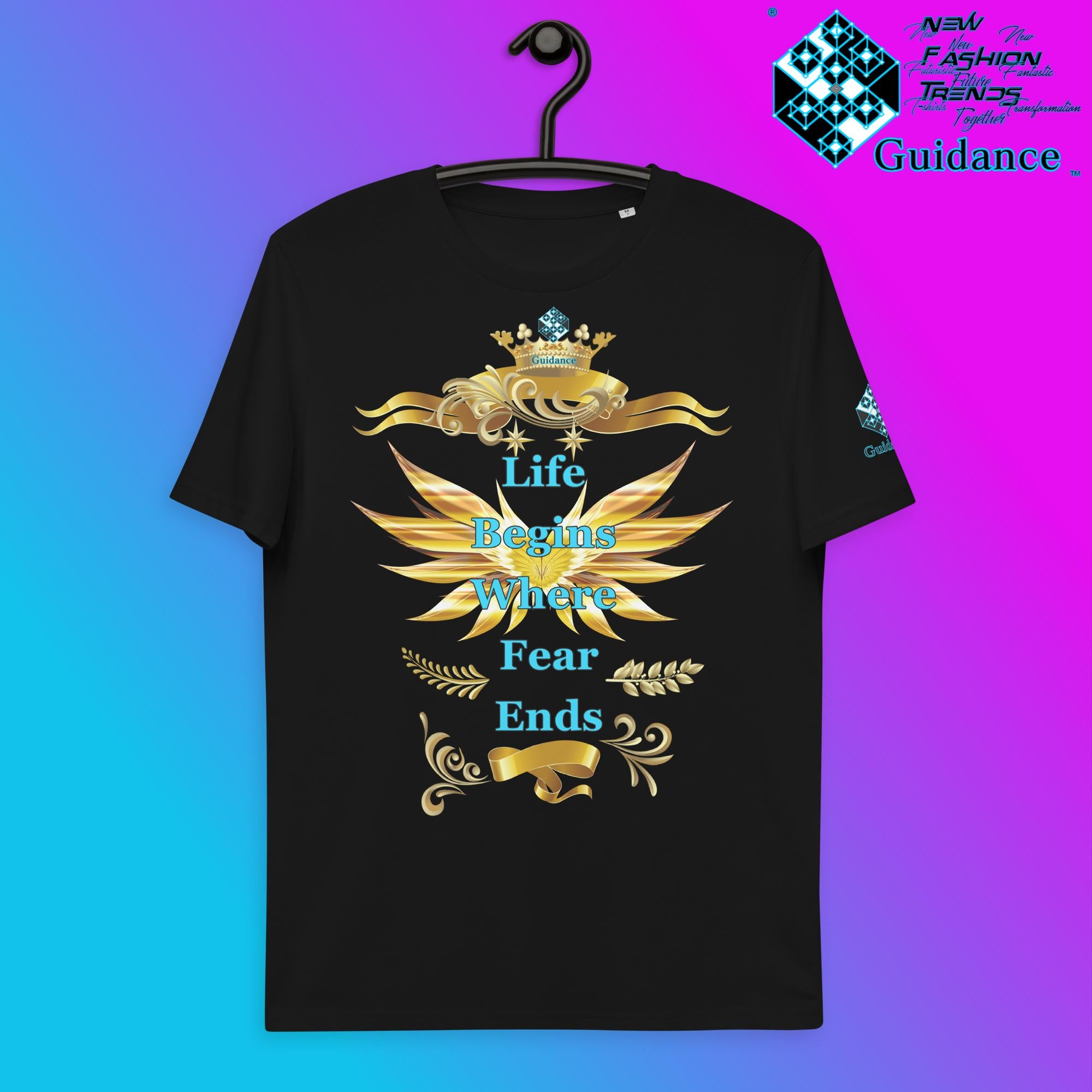 Fears Ends T-Shirt T-Shirts by XGuidance Black 2