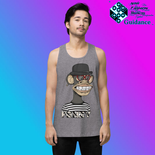 Fenzzy Ape - Tank Tops Tank Tops by XGuidance Athletic Heather 1
