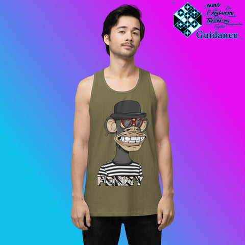 Fenzzy Ape - Tank Tops Tank Tops by XGuidance Military Green 4