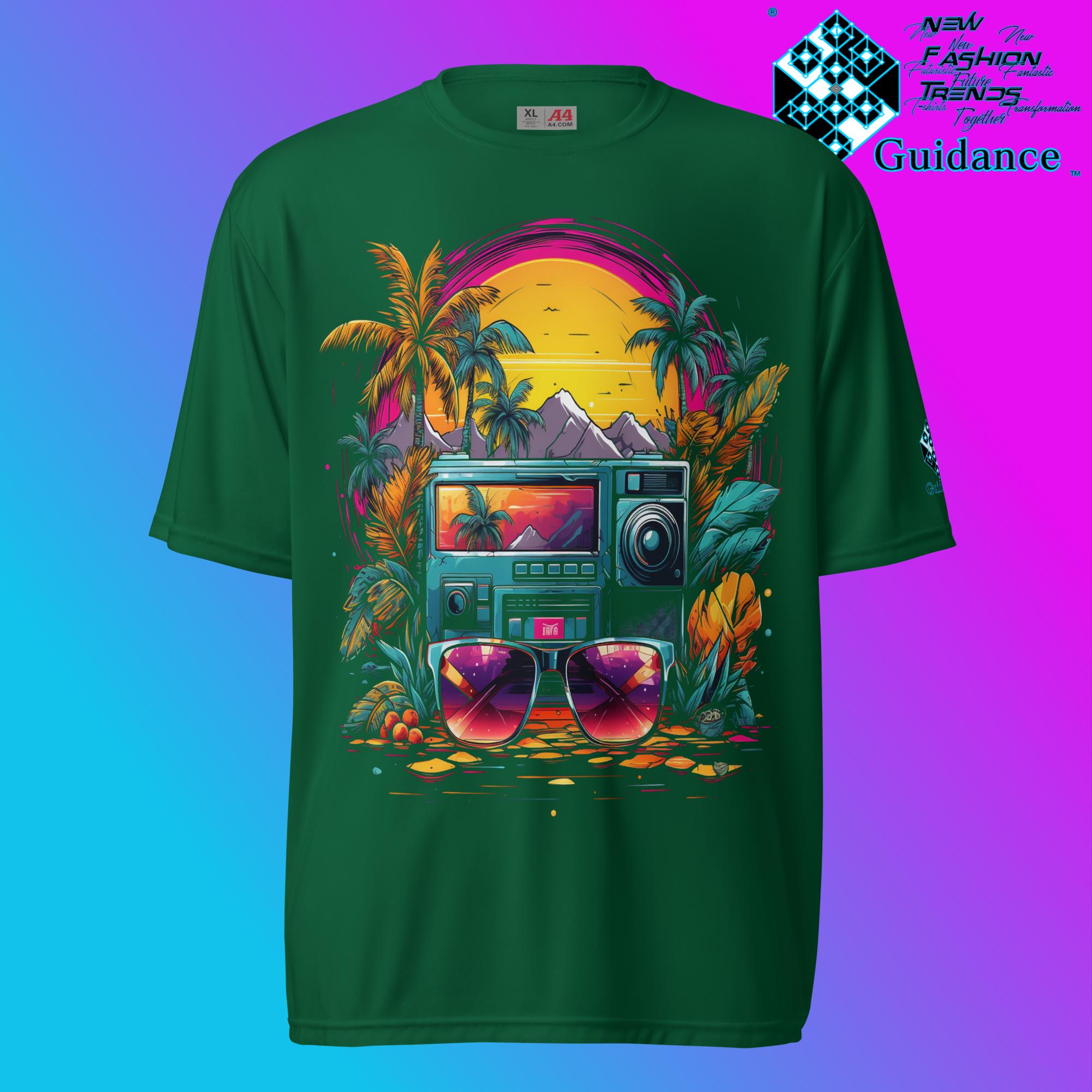 Festive Flourish Holiday T Shirt by XGuidance Forest Green 3