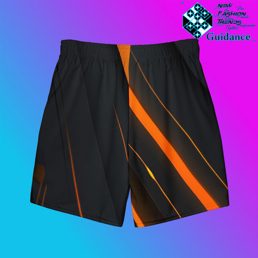 Fine Line Swim Trunks – Minimalist Orange Stripe Look by XGuidance 2XS 2