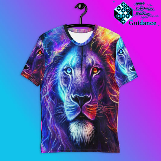 Fire Light Lion T-Shirt T-Shirts by XGuidance XS 1