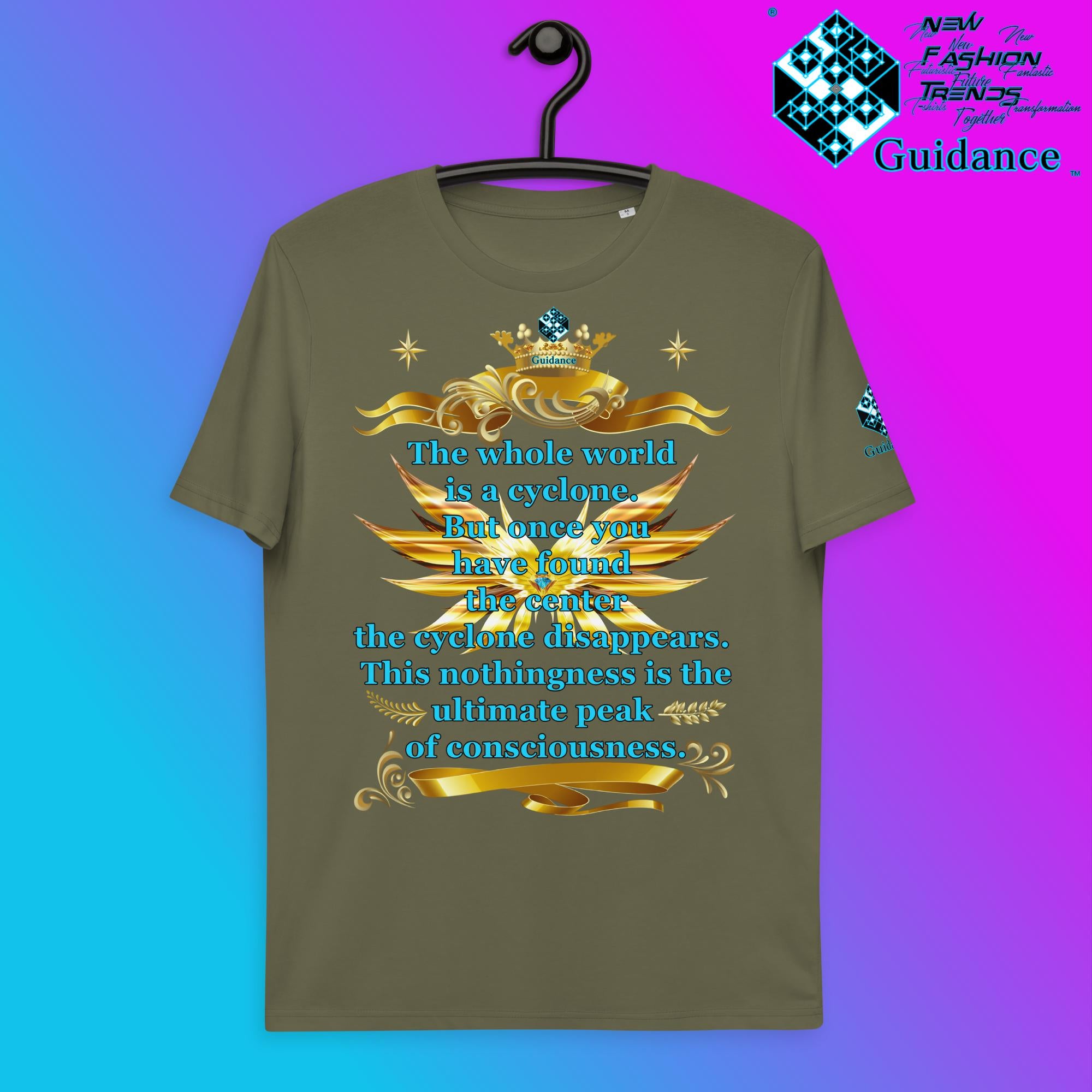 Found The Center T-Shirt T-Shirts by XGuidance Khaki 14