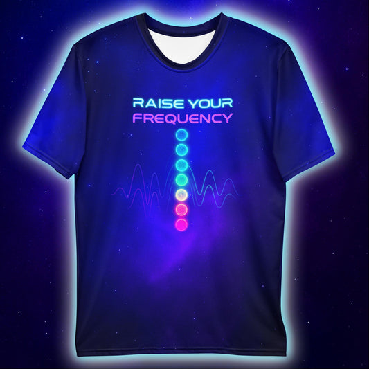Frequency Nebula T-Shirt, Chakra Glow T-Shirts by XGuidance XS 2