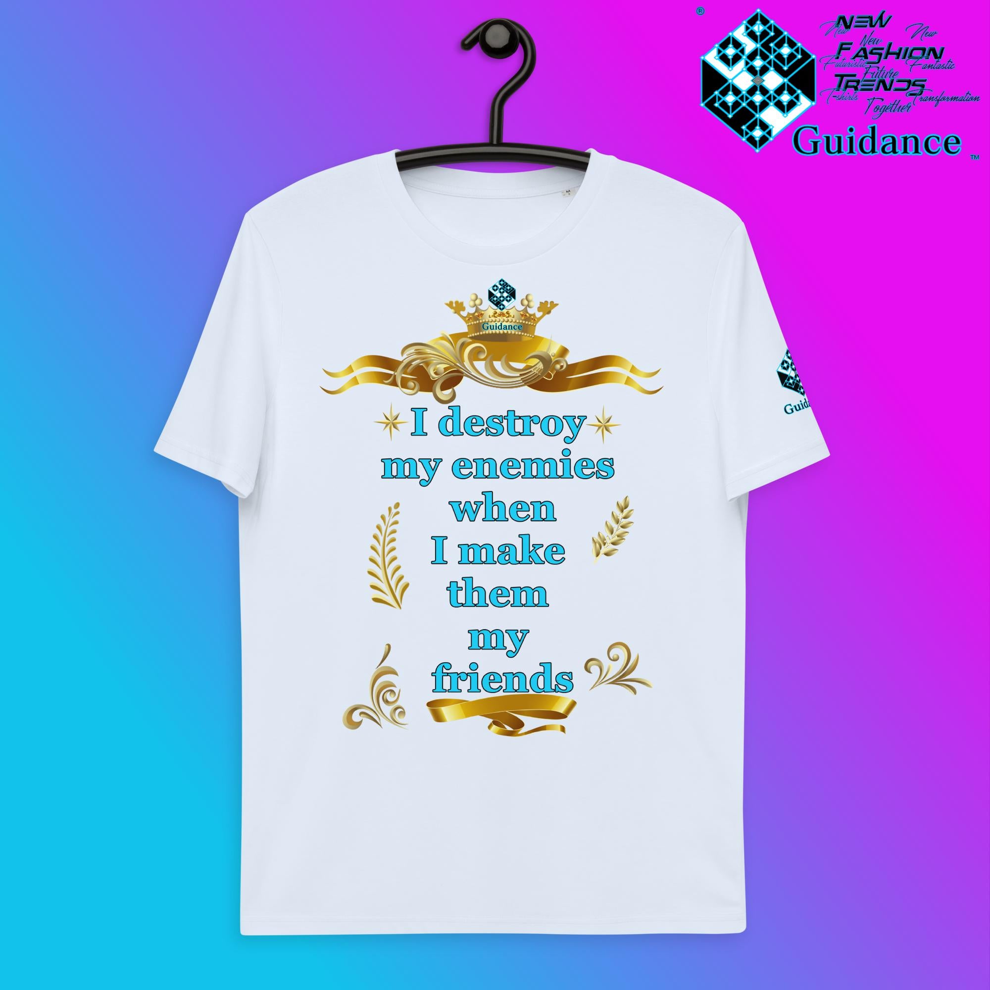 Friends T-Shirt T-Shirts by XGuidance Serene Blue 15