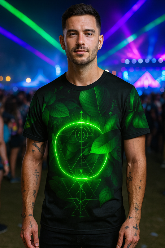 Gaia Sigil T-Shirt - Sacred Geometry Festival T-Shirts by XGuidance XS 1