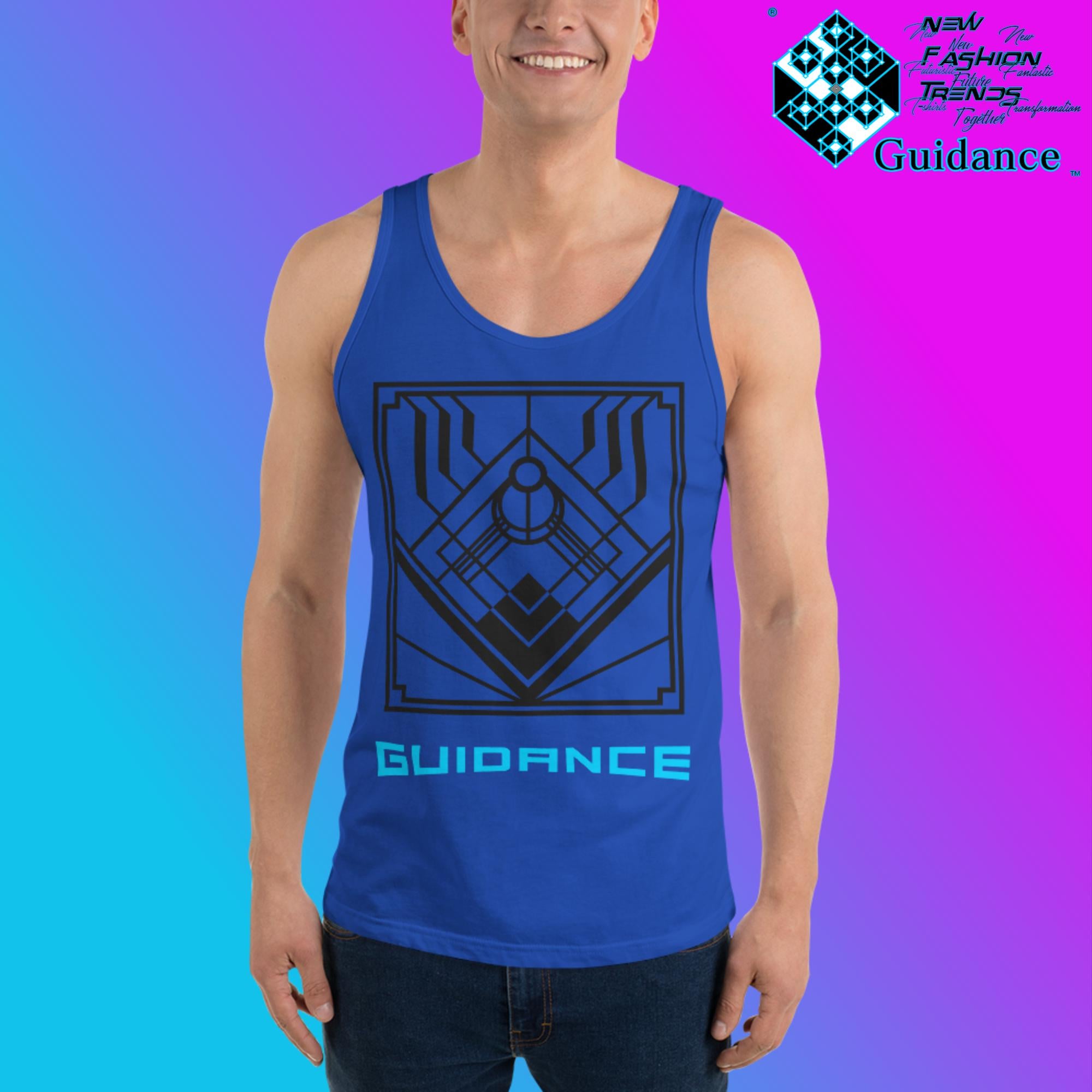 Galactic Guidance - Tank Tops Tank Tops by XGuidance True Royal 4