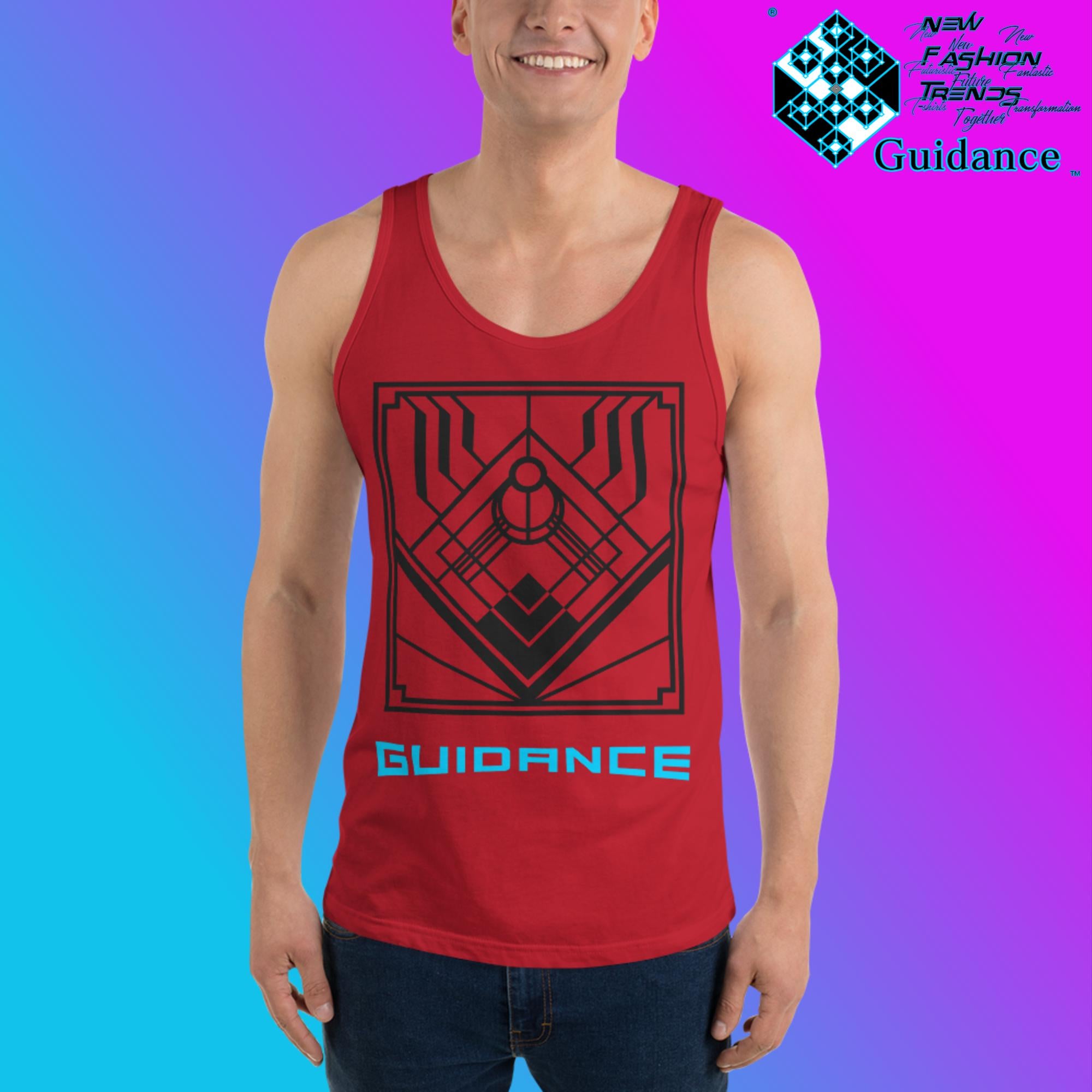 Galactic Guidance - Tank Tops Tank Tops by XGuidance Red 6