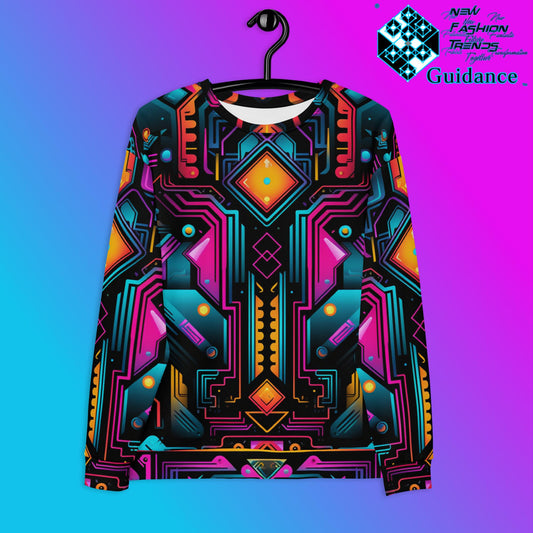 Galactic Synth Sweatshirts Sweatshirts by XGuidance XS 1