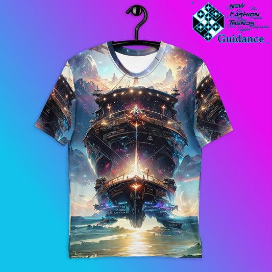 Galaxy Ship T-Shirt T-Shirts by XGuidance XS 1