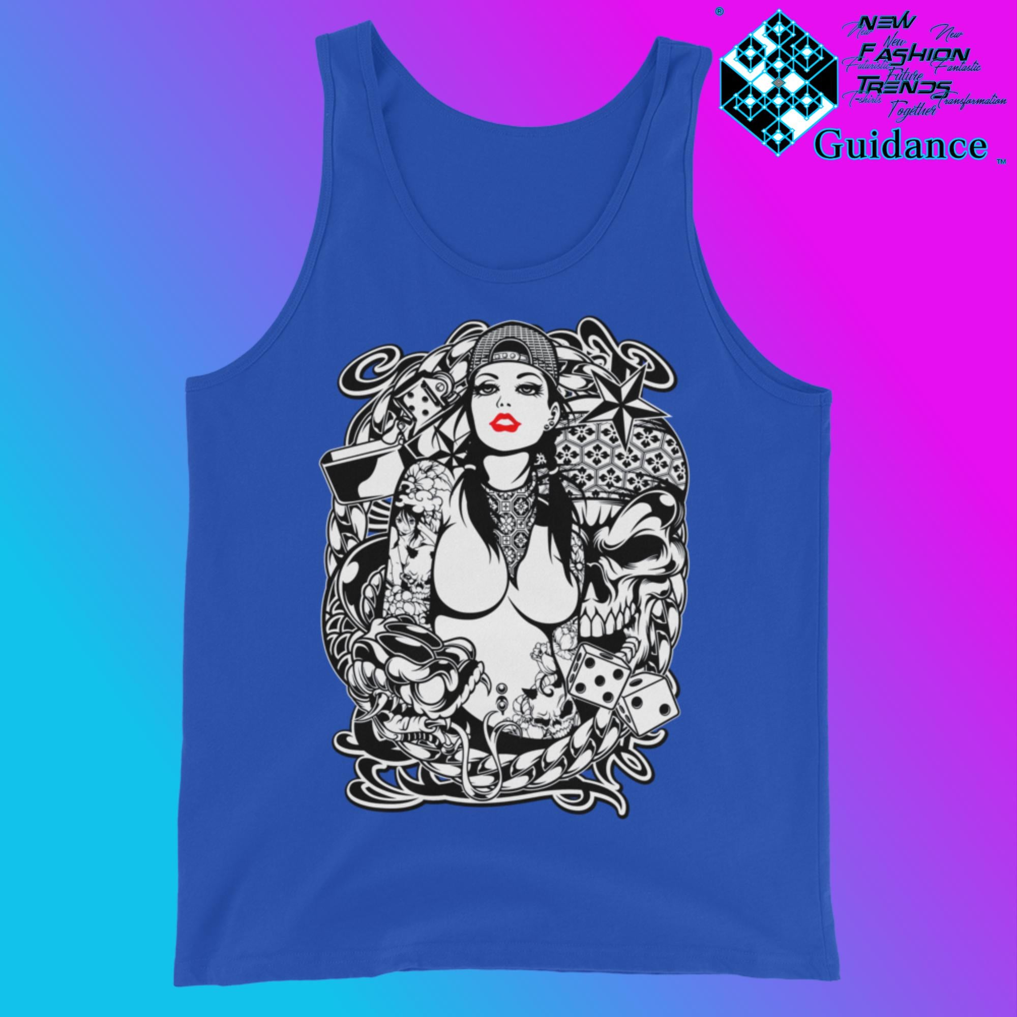 Gang's style - Tank Tops Tank Tops by XGuidance True Royal 3