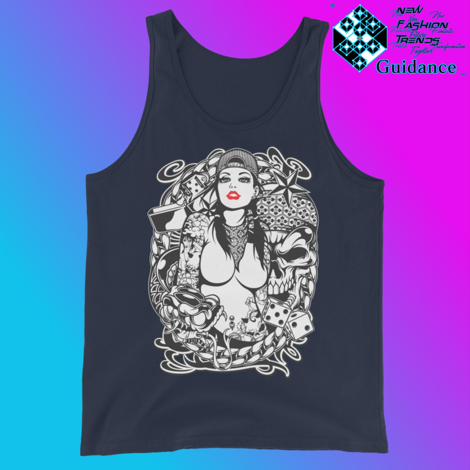 Gang's style - Tank Tops Tank Tops by XGuidance Navy 4