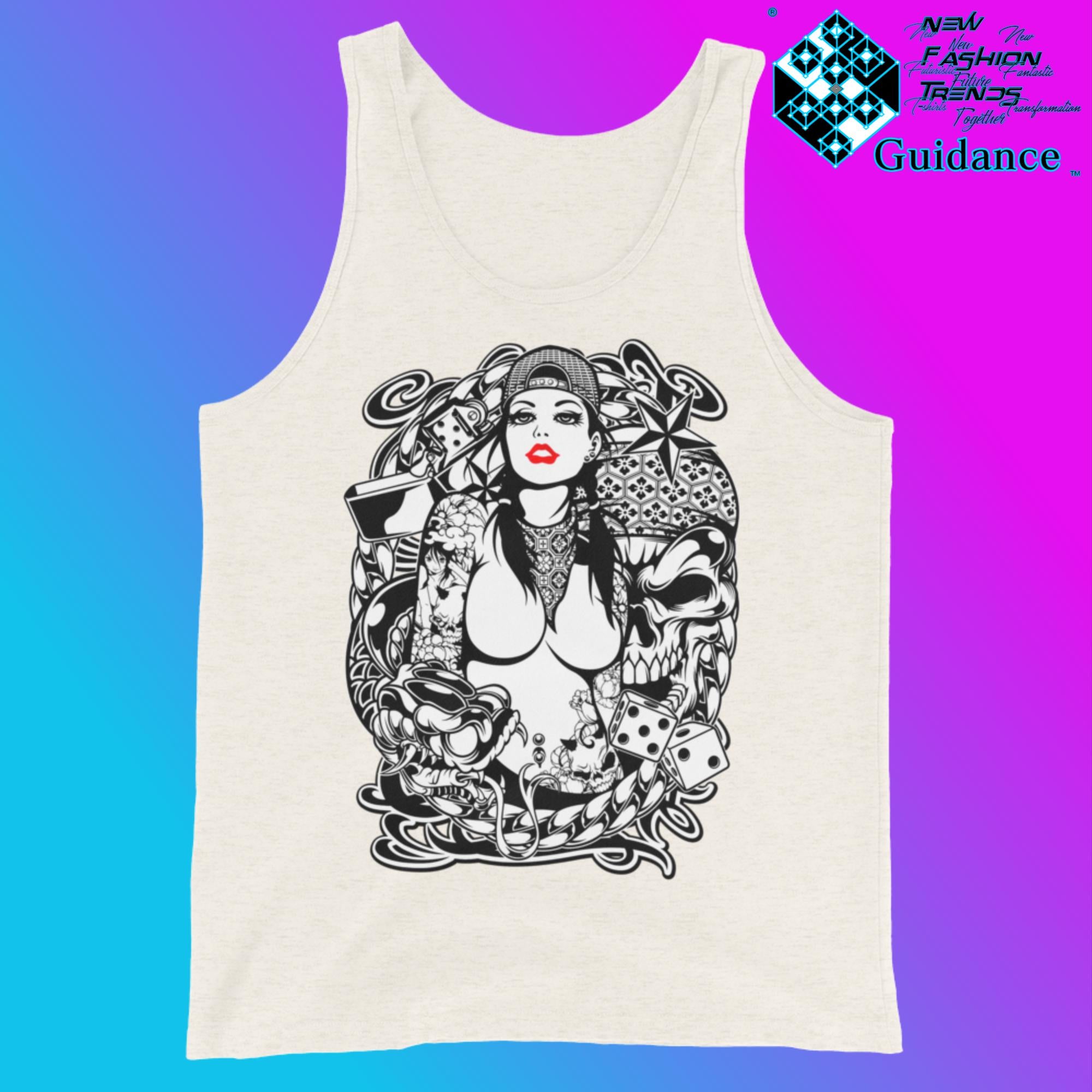 Gang's style - Tank Tops Tank Tops by XGuidance Oatmeal Triblend 7