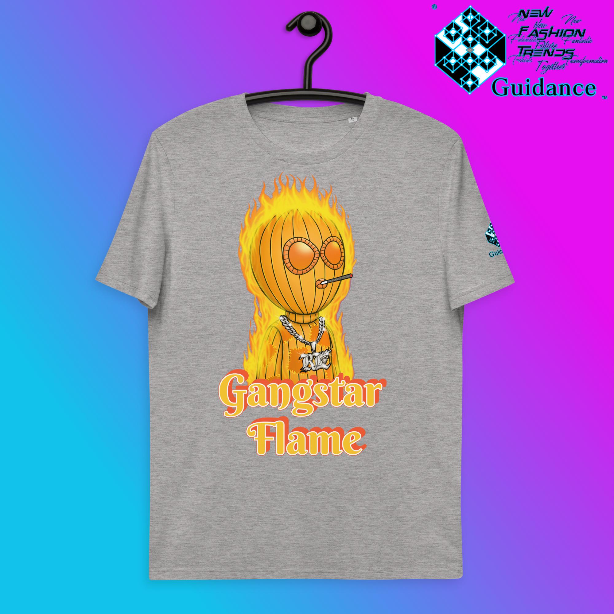Gangstar Flame T-Shirt T-Shirts by XGuidance Heather Grey 3