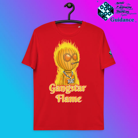 Gangstar Flame T-Shirt T-Shirts by XGuidance Red 4
