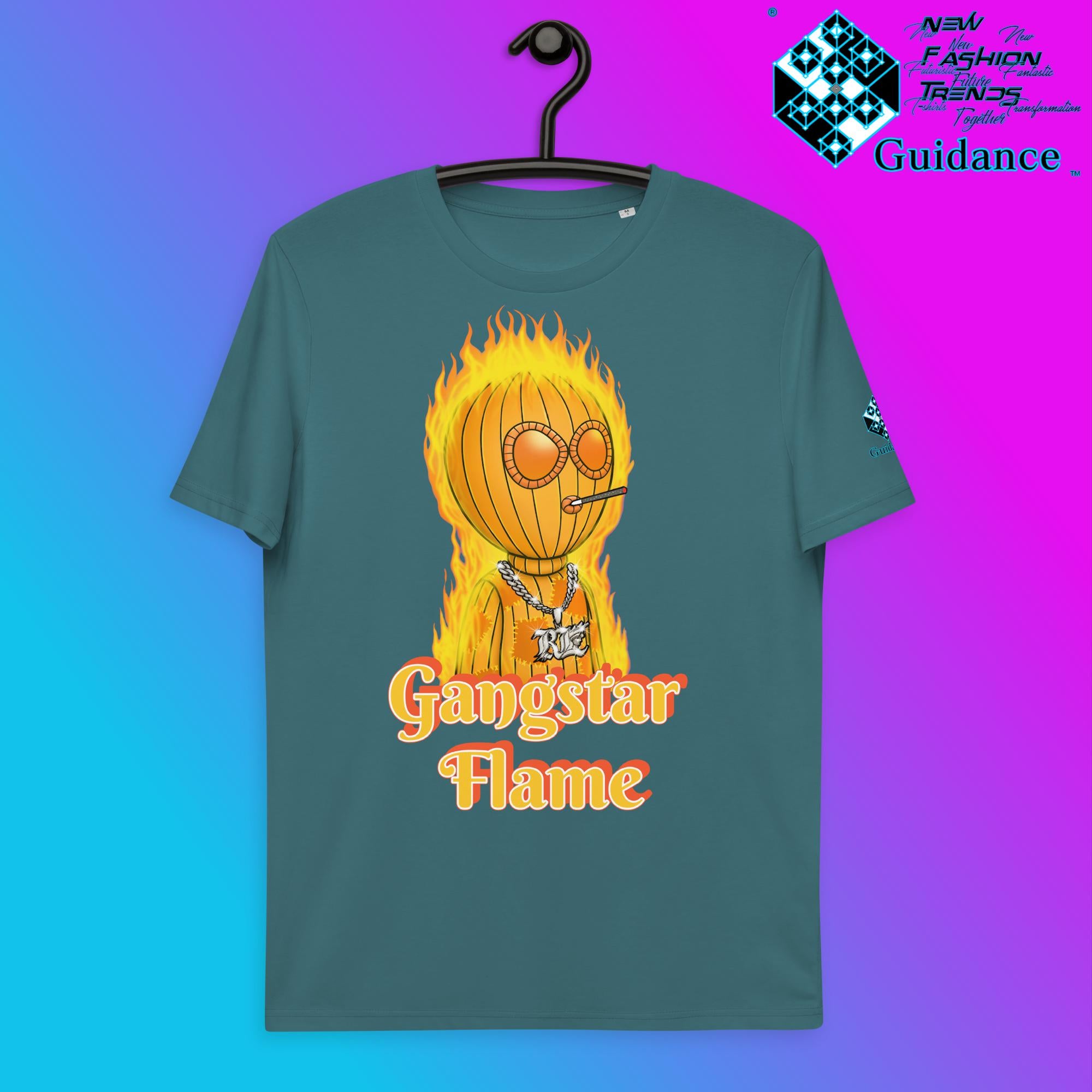 Gangstar Flame T-Shirt T-Shirts by XGuidance Stargazer 8