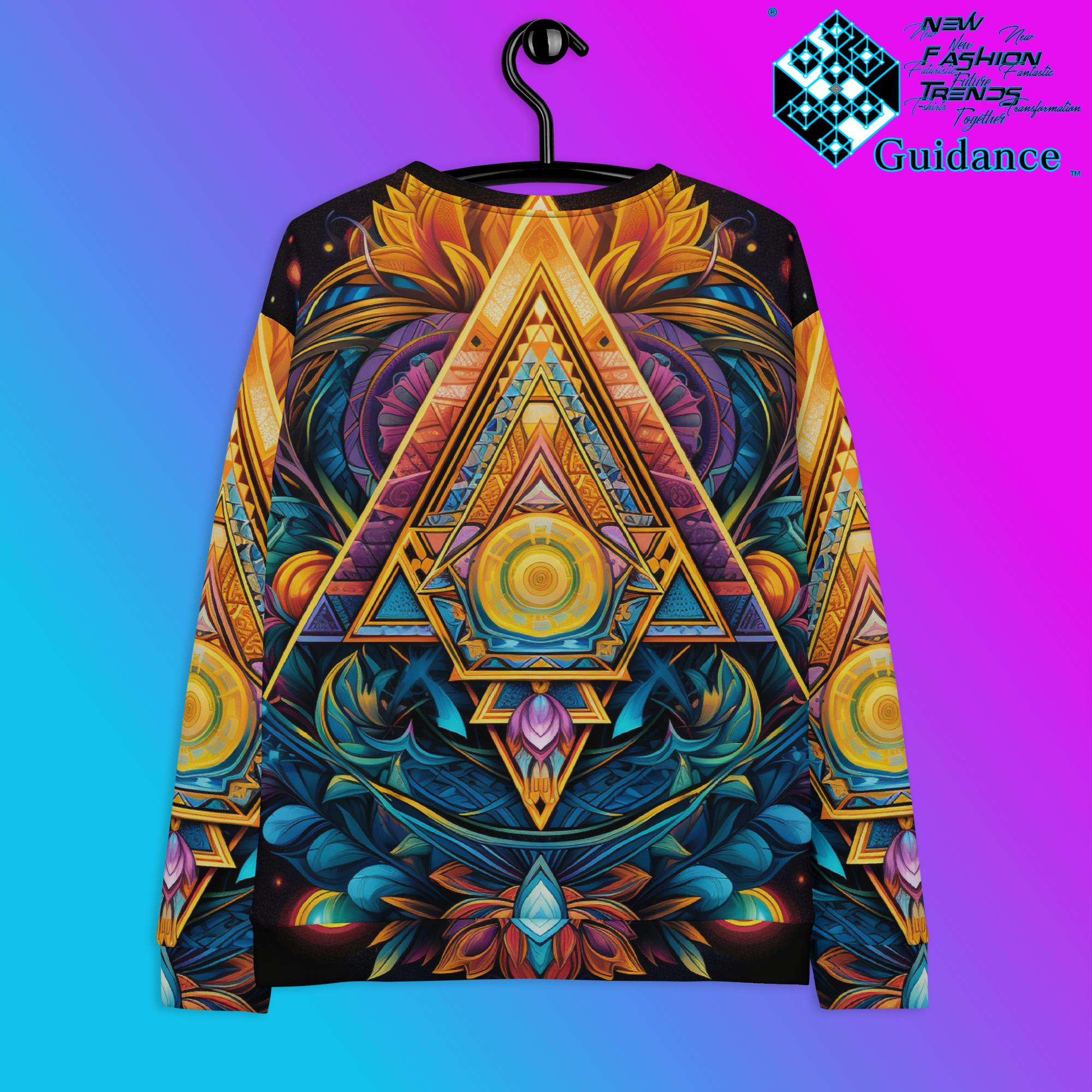 Geometric Chronicles Sweatshirt – Artistic Festival Geometry by XGuidance XS 2