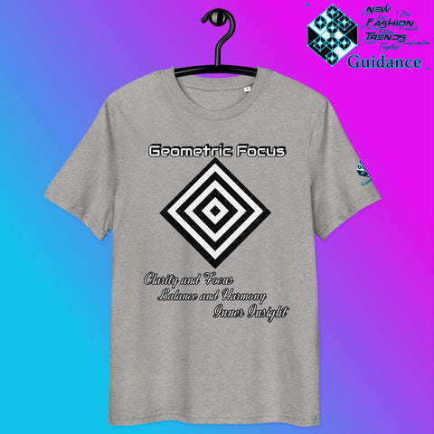Geometric Focus Tee – Symmetry, Clarity, and Inner Vision by XGuidance Heather Grey 12