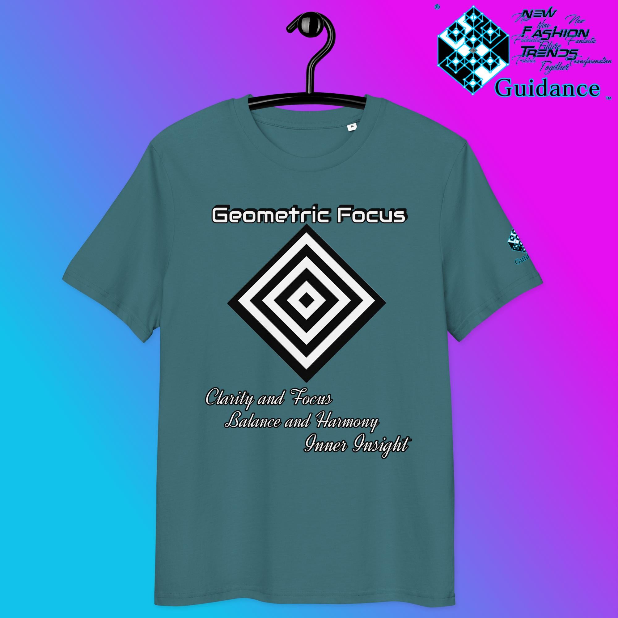 Geometric Focus Tee – Symmetry, Clarity, and Inner Vision by XGuidance Stargazer 16