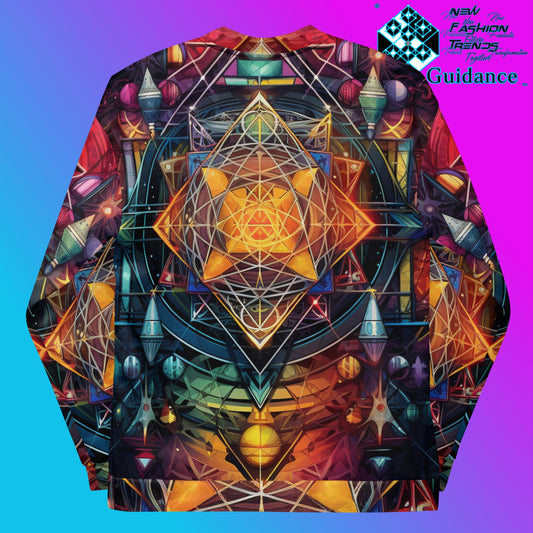 GeoSymmetry Bomber Jacket Vintage Festival by XGuidance XS 2