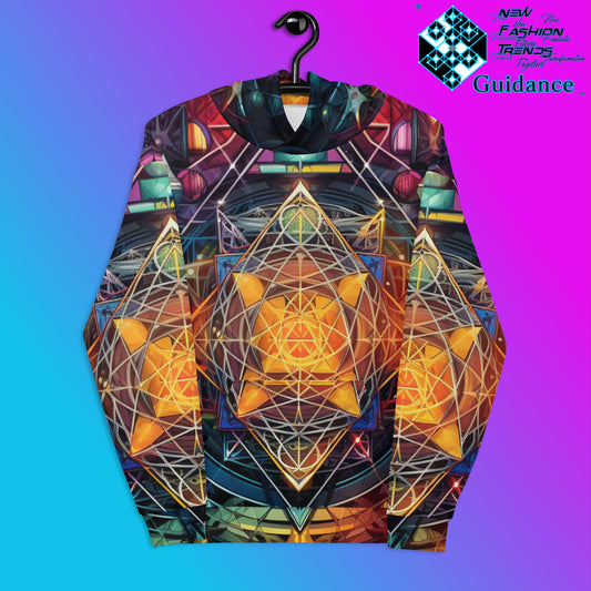 GeoSymmetry Hoodie – Modern Geometric Style by XGuidance XS 1