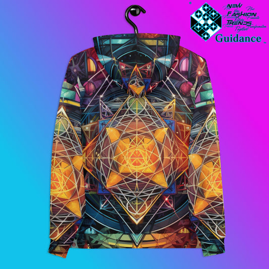GeoSymmetry Hoodie – Modern Geometric Style by XGuidance XS 2
