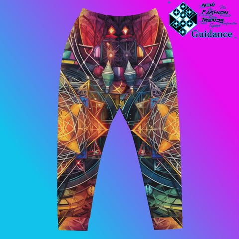 GeoSymmetry Jogger Pants – Geometric Festival Streetwear by XGuidance XS 1