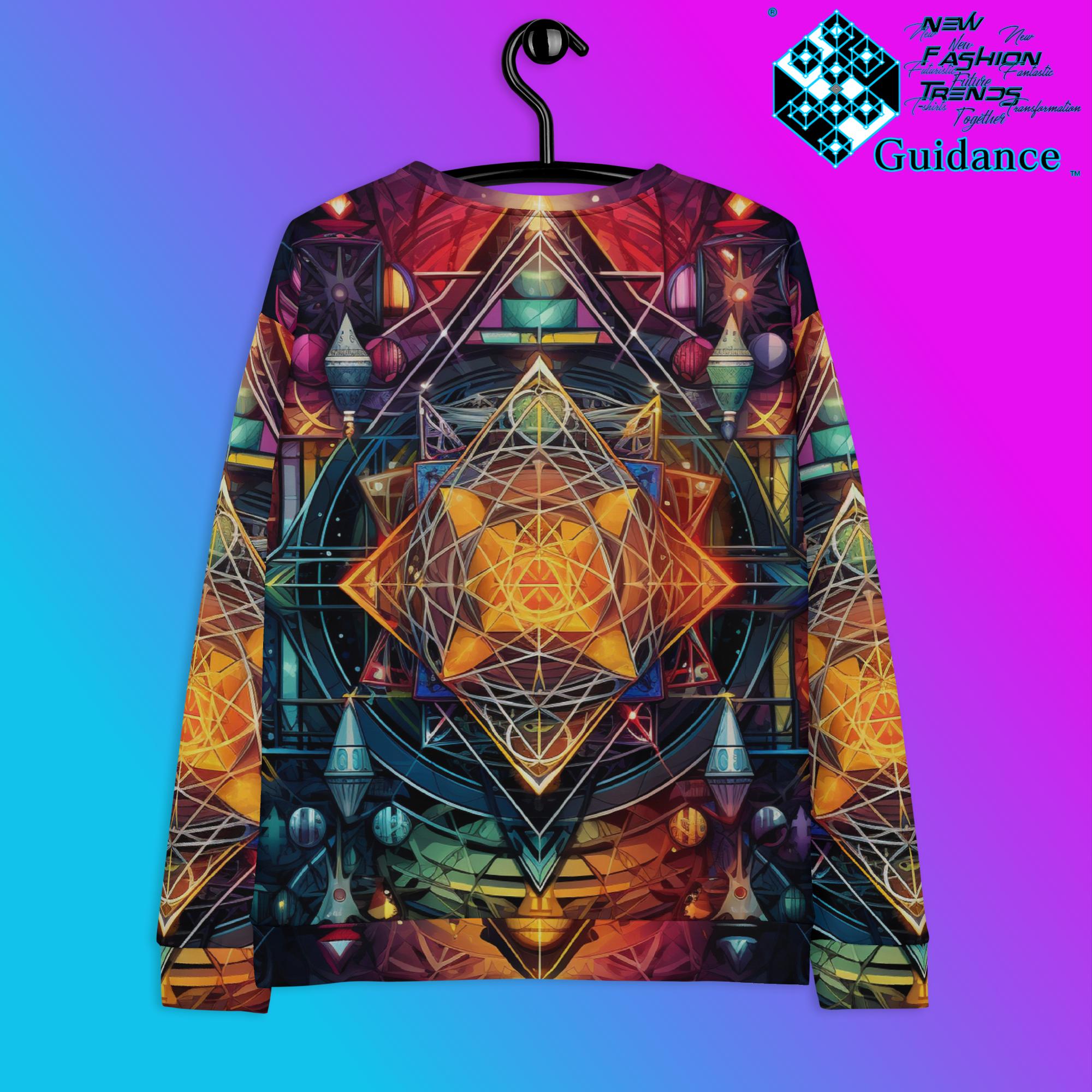 GeoSymmetry Sweatshirt – Geometric Art Festival Streetwear by XGuidance XS 2