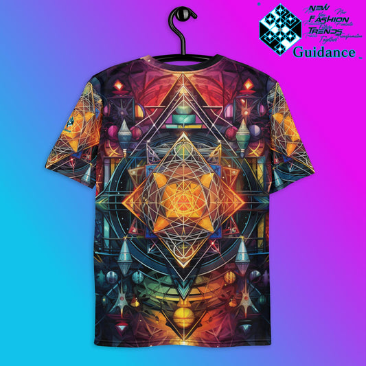 GeoSymmetry T-Shirt – Modern Sacred Geometry Festival Wear T-Shirts by XGuidance XS 2