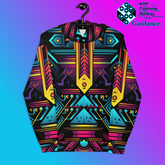 Glowing Gridlines Hoodies Hoodies by XGuidance XS 1