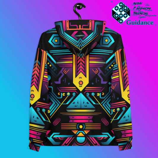 Glowing Gridlines Hoodies Hoodies by XGuidance XS 2