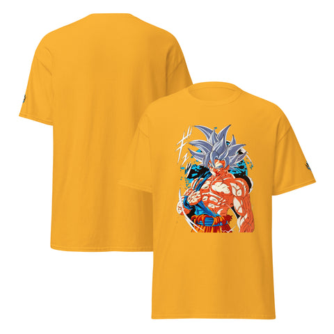 Goku Ultra Instinct T-Shirt for Anime Fans T-Shirts by XGuidance Gold 11