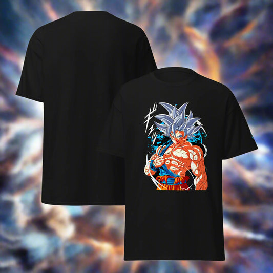 Goku Ultra Instinct T-Shirt for Anime Fans T-Shirts by XGuidance Black 1