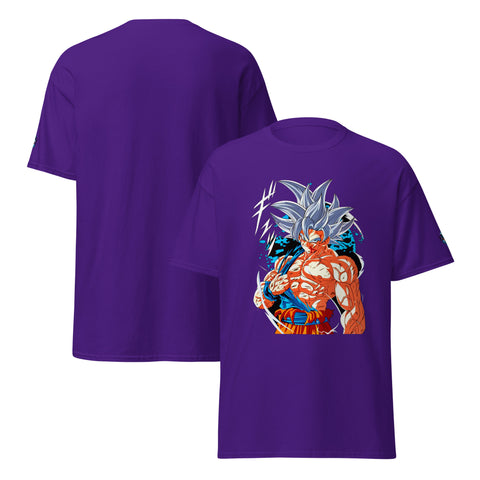 Goku Ultra Instinct T-Shirt for Anime Fans T-Shirts by XGuidance Purple 3