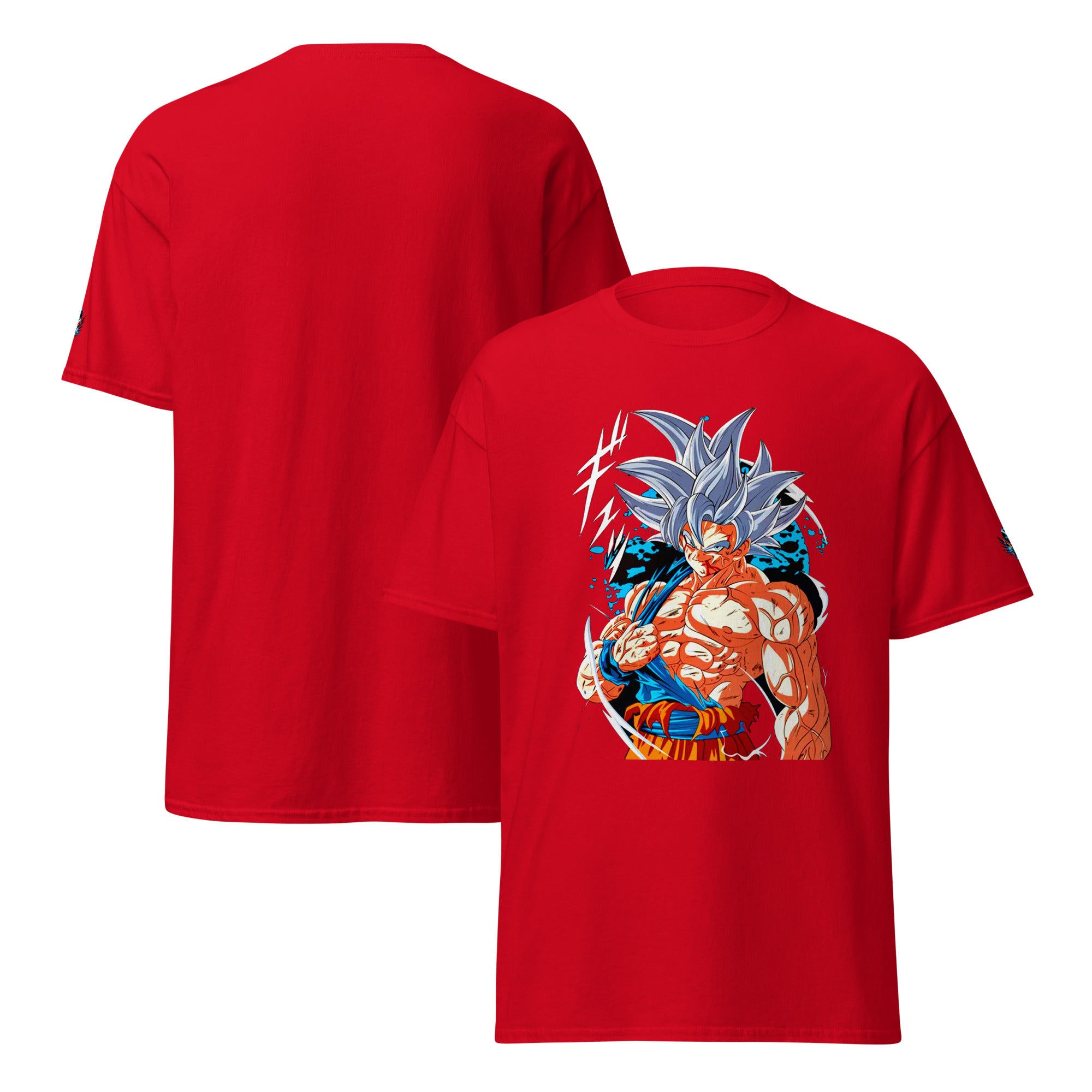 Goku Ultra Instinct T-Shirt for Anime Fans T-Shirts by XGuidance Red 4